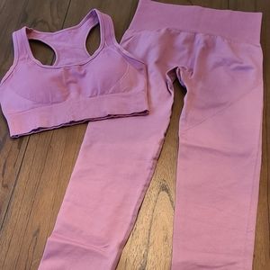 Seemless legging and Bra Set